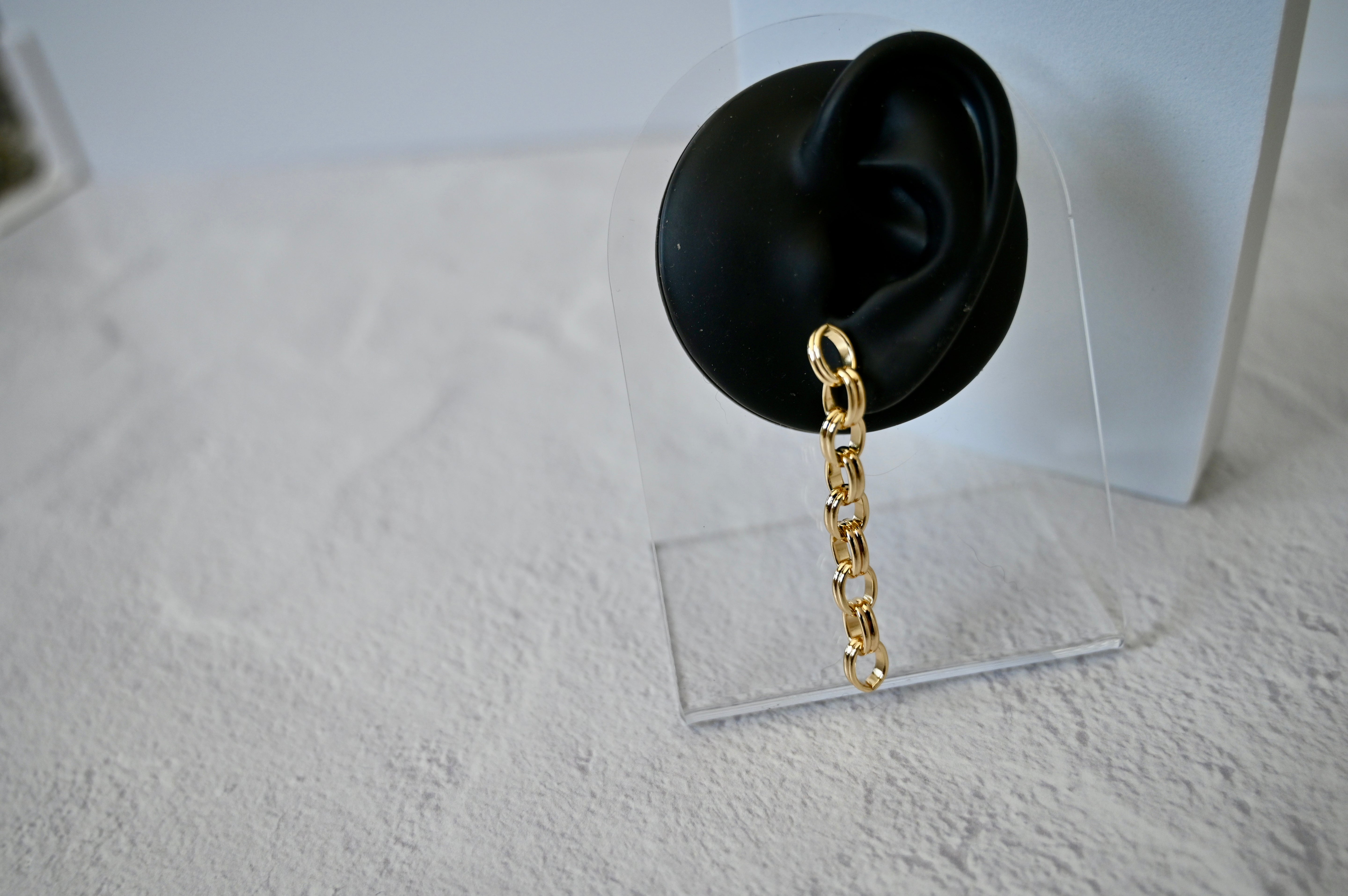 Confetti Link Drop Earrings
