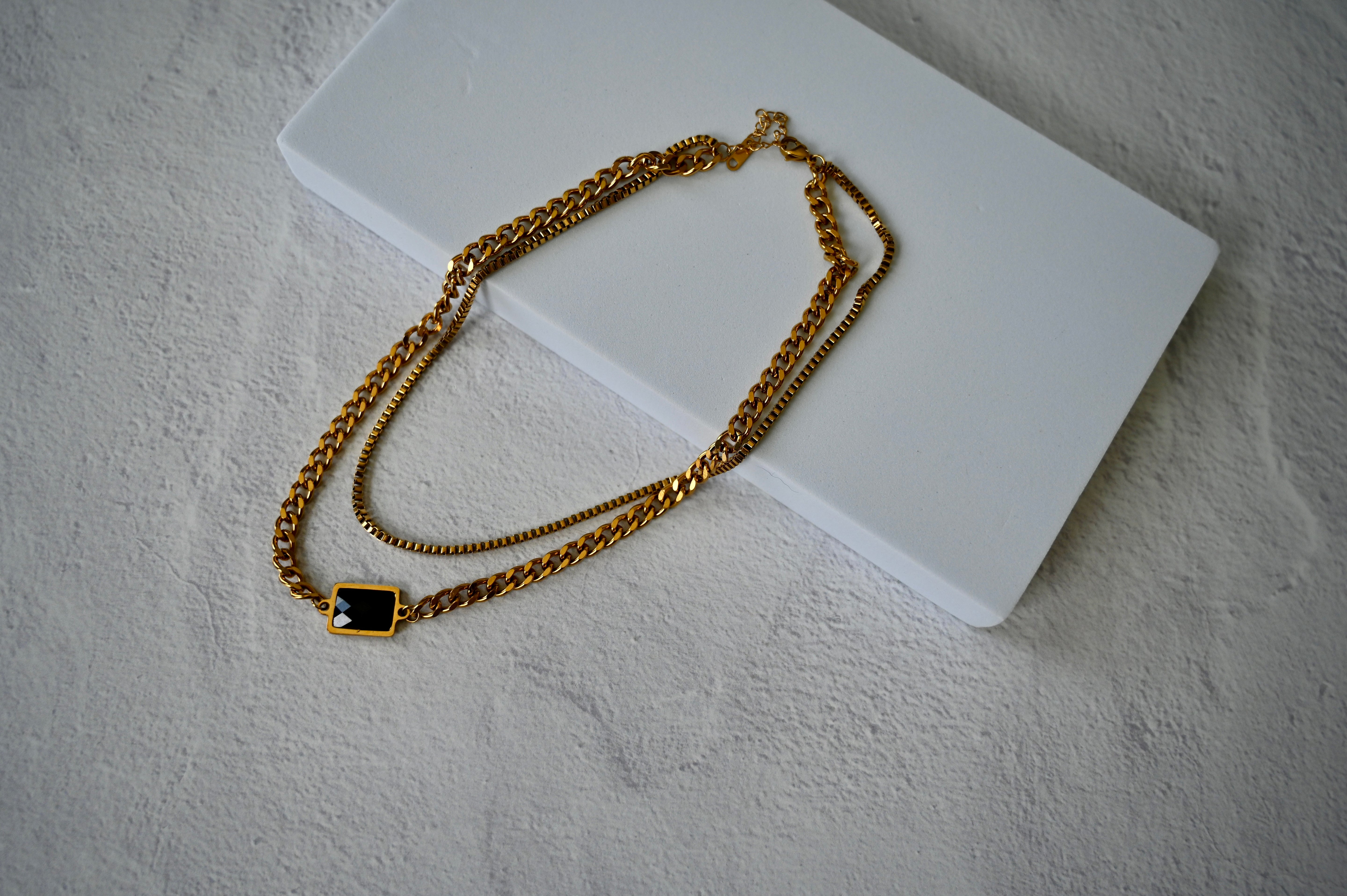 Midnight Layered Necklace